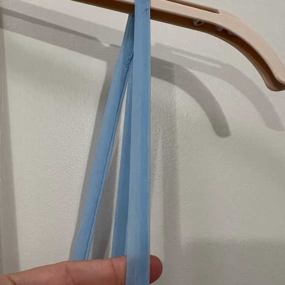 Faviana Blue Ruffle Skirt Gown Size 16 US $328 - Picture 6 of 10